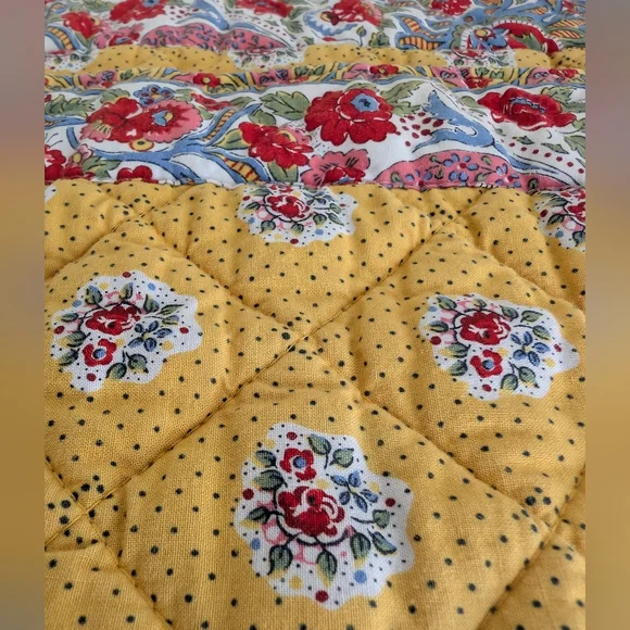 Pierre Deux Vintage French Provincial Quilted Placemats Set 2 Provence Country - Picture 5 of 14